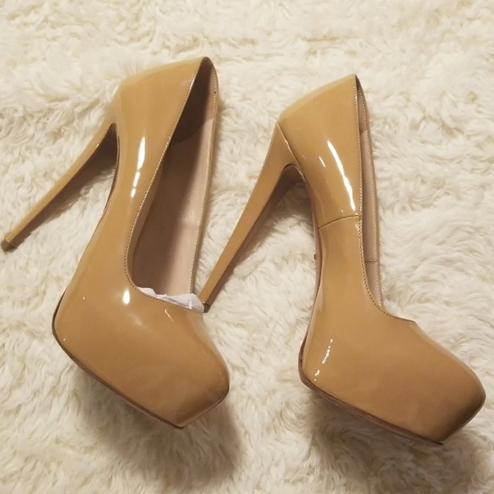 In box Prada Platform Sabbia nude heel - Picture 2 of 8